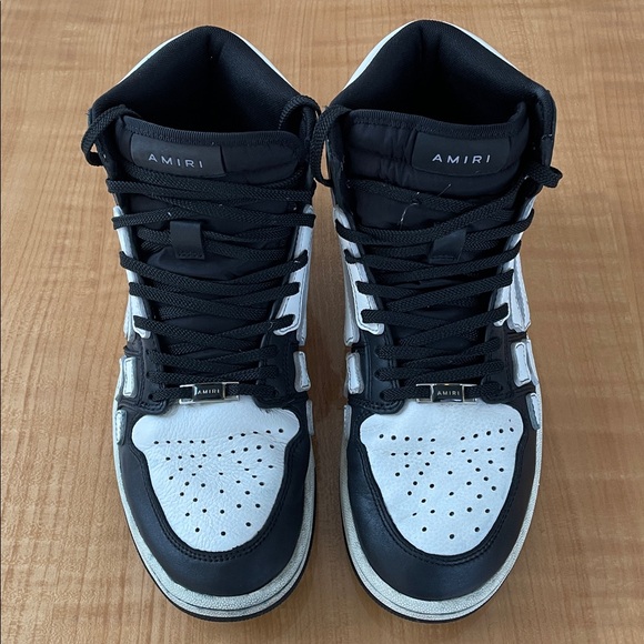 AMIRI Skeleton High Top Sneakers Mens Size 8 - Picture 3 of 11